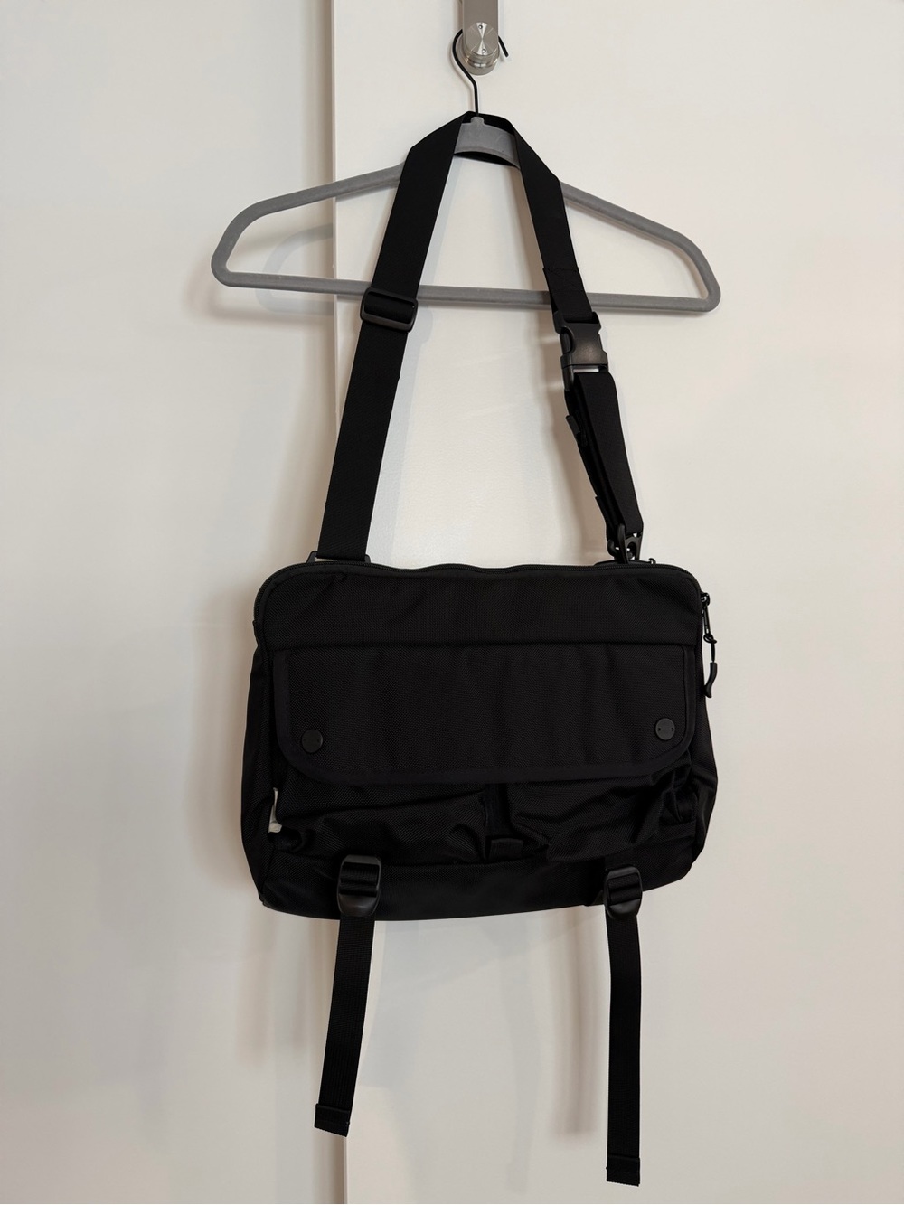 DSPTCH Utility Brief Slingpack Shoulder Bag Black Ballistic Nylon